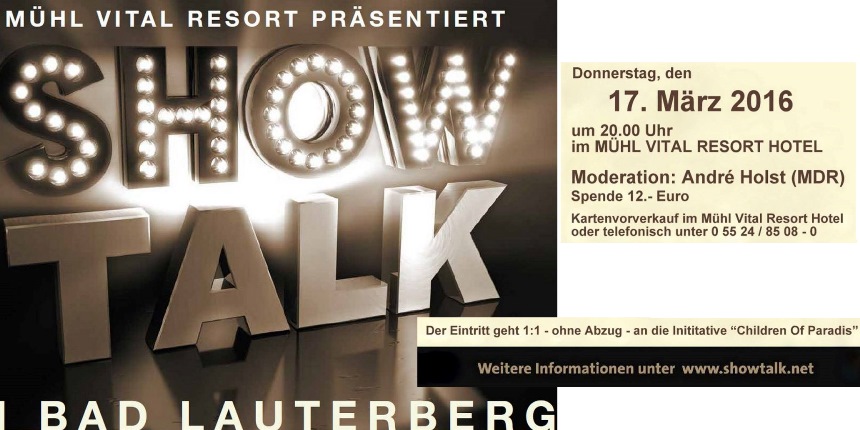 Showtalk  –   André Holst (MDR)
