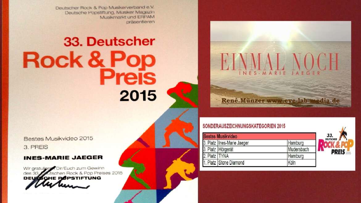 Sonderauszeichnung Musikvideo